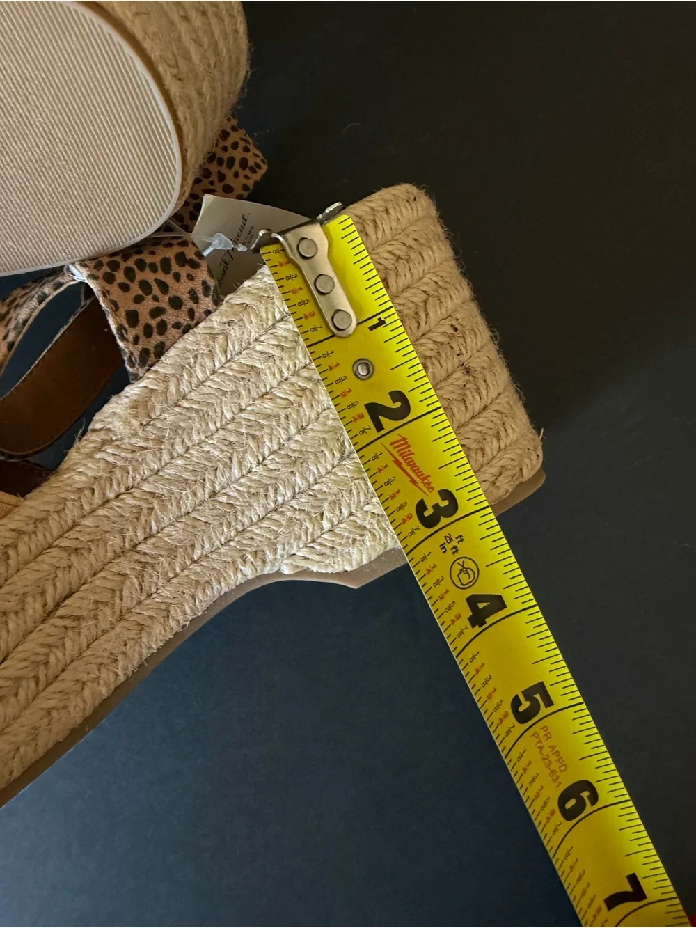 Universal Thread Leopard Print Espadrille Wedge Sandals 8.5 nwt